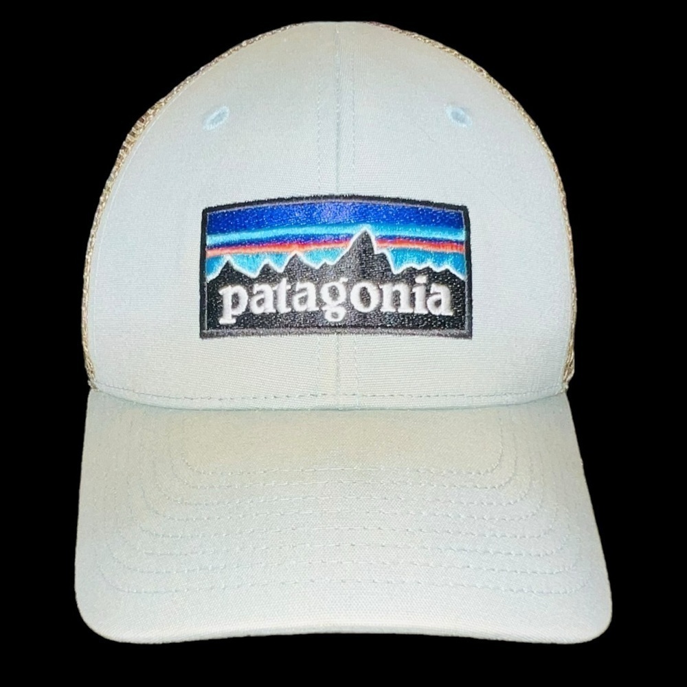 Patagonia Trucker Hat Faded Cap Snap Back Mesh Adjustable